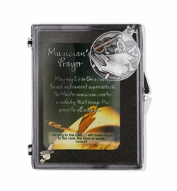 "Music Aficionado" Appreciation Boxed Gift Set-Includes Verse Card, Keychain, and Lapel Pin
