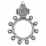 Silver Plated Miraculous Rosary Ring/Finger Rosary