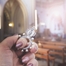 Silver Plated Miraculous Rosary Ring/Finger Rosary