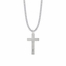 Sterling Silver Engraved Crucifix