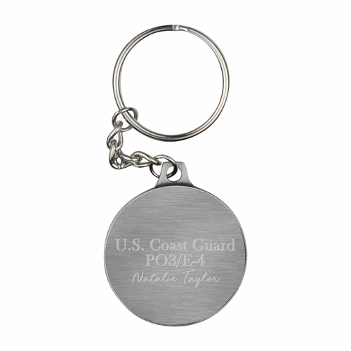 United States Coast Guard Veteran "God Bless America" Appreciation Boxed Gift Set-Includes Verse Card, Keychain, and Lapel Pin