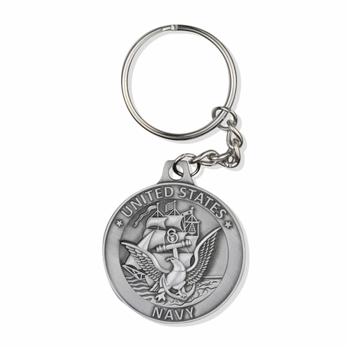 United States Navy Veteran "God Bless America" Appreciation Boxed Gift Set-Includes Verse Card, Keychain, and Lapel Pin