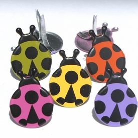 Colorful Ladybug Brads 