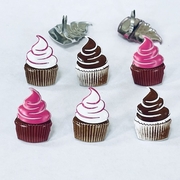 Cupcake Swirl Brads