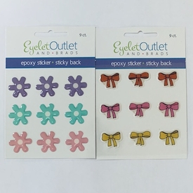 Epoxy Stickers - Bows