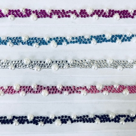 Fancy Long Bling - Pearls & Jewels
