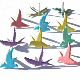 Flying Birds - Pastel 