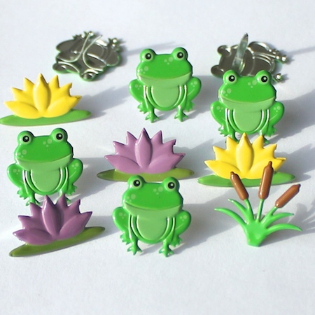 Frog Set Brads