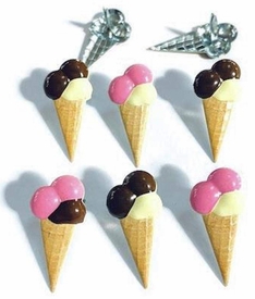 * Ice Cream Brads - Low Stock 