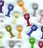 Mixed Wine Glass Eyelets