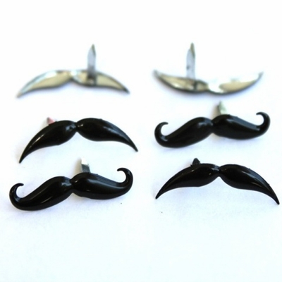 Mustache Brads 