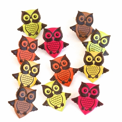 Owl Brads - Bright- 