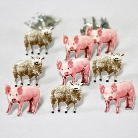 Pig & Sheep Brads