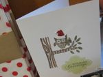 santa hat card