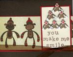 Sock Monkey Card