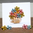 Stitched Flower Brads - Fall