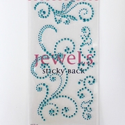 Swirl Bling - Jewel Blue
