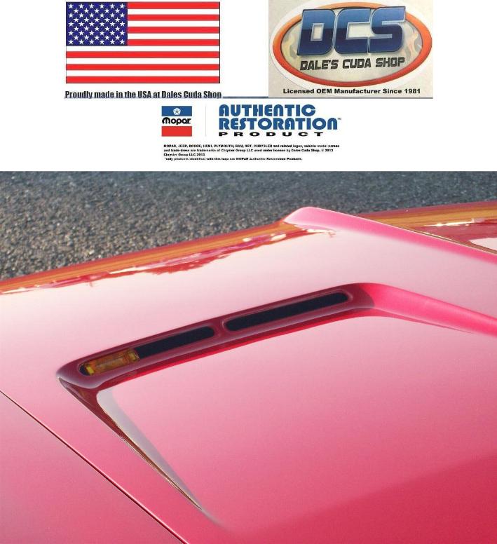 1968-9 Charger Hood Depression Decals. - National Mo-Parts