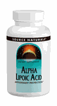 Alpha Lipoic Acid 300 mg, 30 Capsules, Source Naturals
