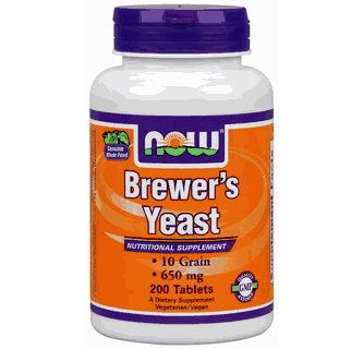 Now Foods Brewer's Yeast 650mg, Tablets, 200ct