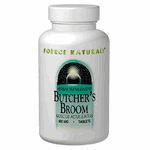 Butcher's Broom 500 mg, 250 Tablets, Source Naturals