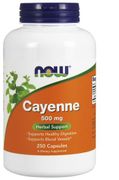 Cayenne500 mg - 250 Capsules, NOW Foods