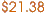 $21.38
