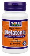 Melatonin 5 mg - 60 VCapsules, NOW Foods