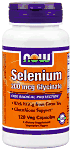 Selenium 200 mcg Glycinate - 120 Veg Capsules, NOW Foods