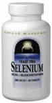 Selenium, Yeast Free 200 mcg, 60 Tablets, Source Naturals