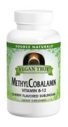 Vegan True Methylcobalamin 1 mg Cherry, 60 Lozenges, Source Naturals
