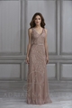 ADRIANNA PAPELL PLATINUM BRIDESMAID DRESSES: ADRIANNA PAPELL 40135