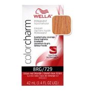 Wella Color Charm Liquid Permanent Haircolor <br>8RG/729 - Titian Red Blonde