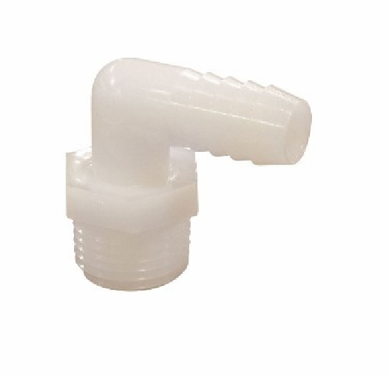 ACR Nylon Elbow Male Taper Pipe by Hose Barb