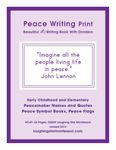 Peace Writing PDF Print