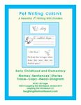Pets Writing PDF Cursive