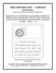 Trees Writing PDF Cursive