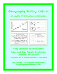 Geography Writing PDF Cursive