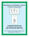 Greeting Card Writing PDF Cursive Greeting Card Writing PDF Cursive