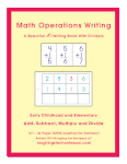 Math Operations Writing PDF Math Operations Writing PDF