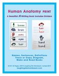 Human Anatomy Writing PDF Print