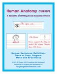 Human Anatomy Writing PDF Cursive