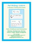 Pets Writing PDF Cursive