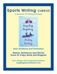 Sports Writing PDF Cursive