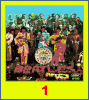 BEATLES ALTERNATE 45 RPM PICTURE SLEEVE "SGT PEPPERS #1"