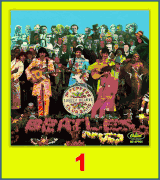 BEATLES ALTERNATE 45 RPM PICTURE SLEEVE "SGT PEPPERS #1"