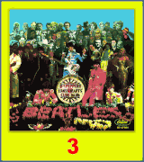 BEATLES ALTERNATE 45 RPM PICTURE SLEEVE "SGT PEPPERS #3"