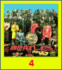 BEATLES ALTERNATE 45 RPM PICTURE SLEEVE "SGT PEPPERS #4"