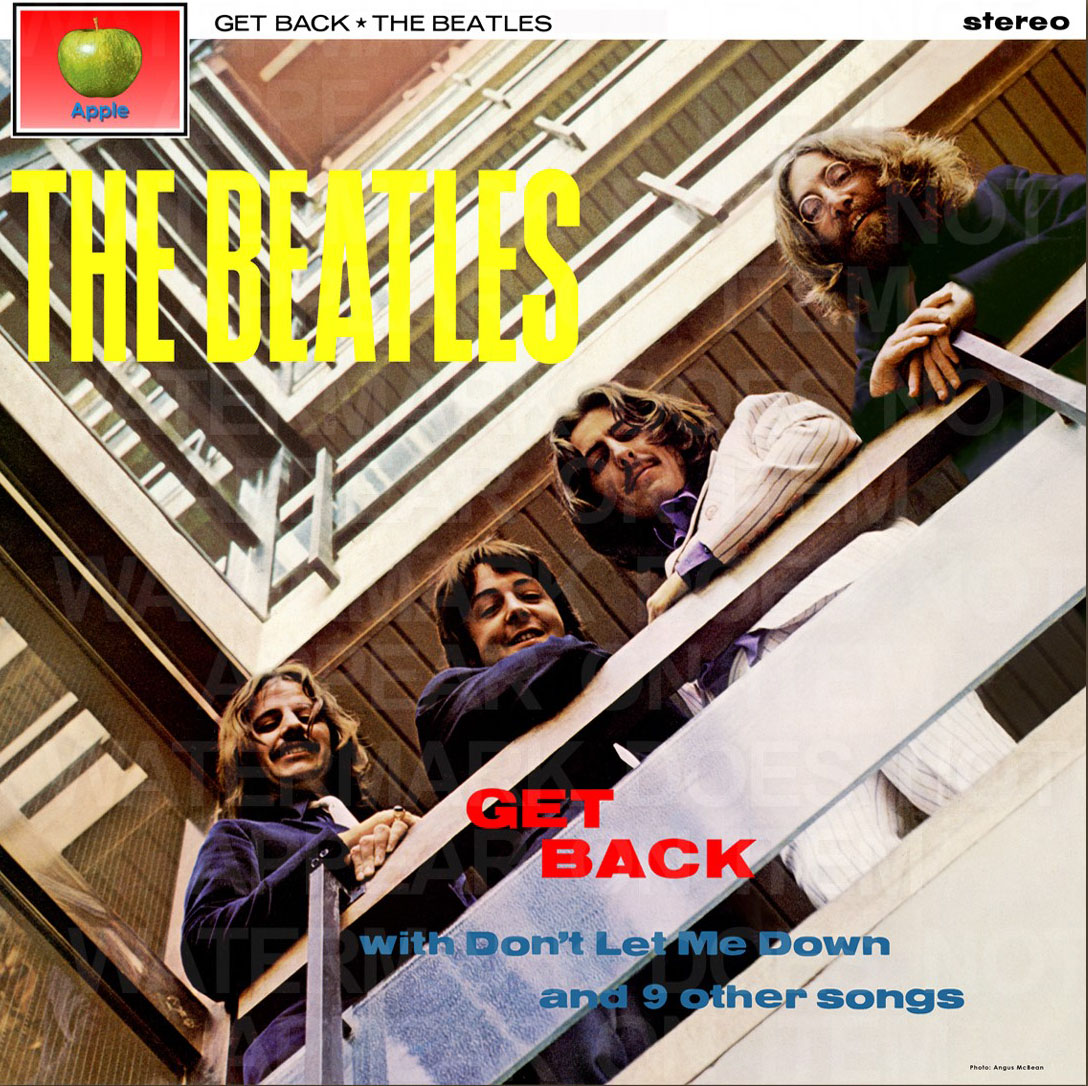 Beatles Alternate Album Cover Get Back Red Front