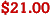 $21.00